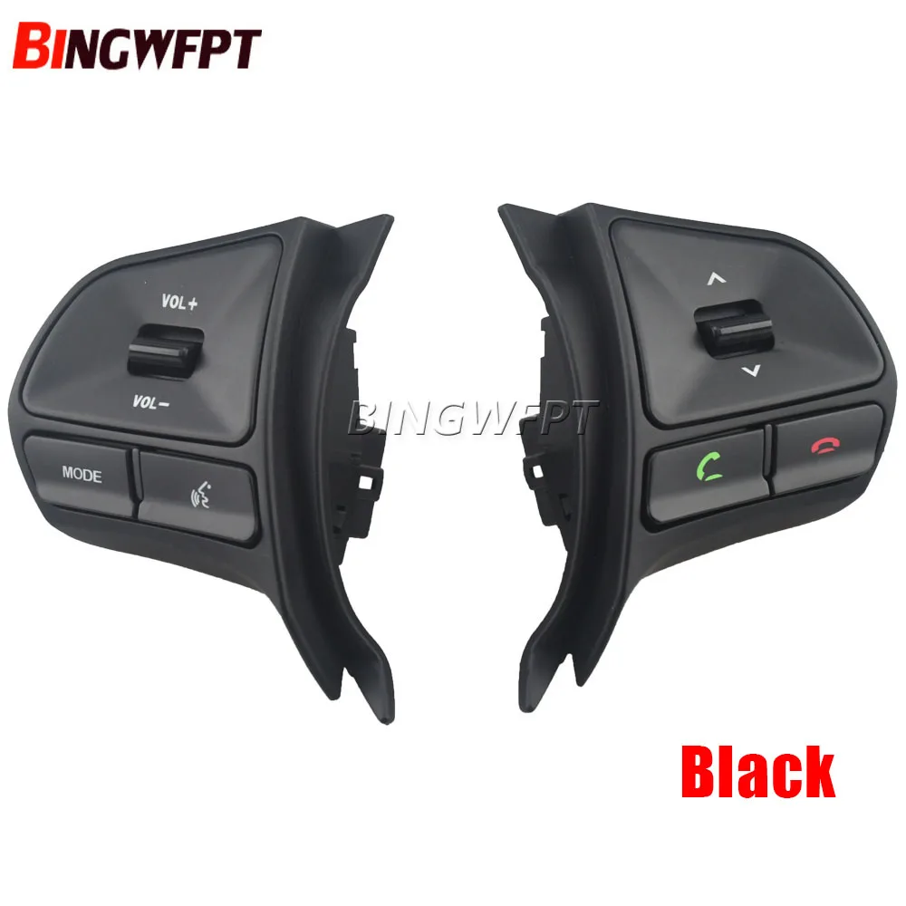 Steering Wheel Button Remote Control Switch For KIA RIO 5Doors 2012 2013 2014 2015 Bluetooth Audio Phone Volume Car Part