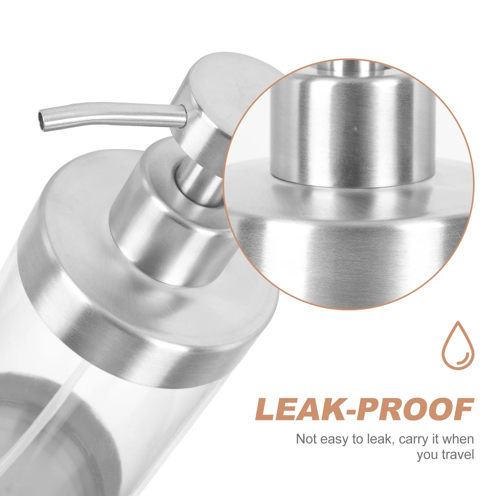 

Pressure Shampoo Bottle Empty Pump Bottles for Bathroom Body Wash Lotion Dispenser Liquid Container Travel