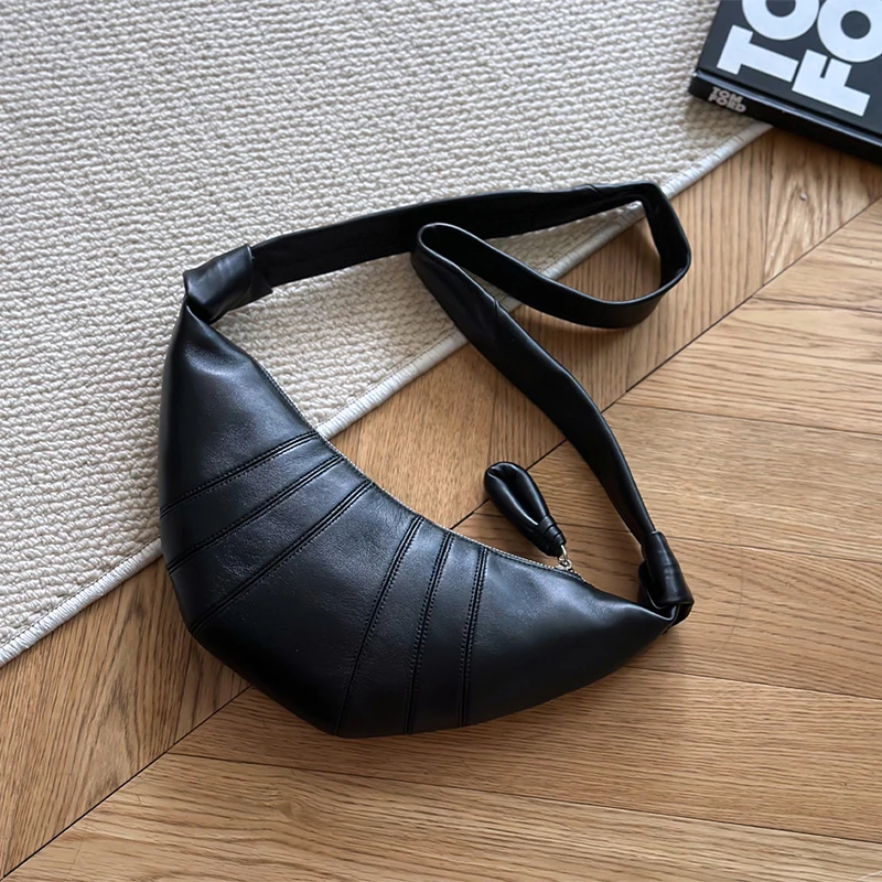 

Высококачественная сумка через плечо из натуральной овечьей кожи, нейтральный стиль, винтажная мягкая сумка для пельменей на молнии