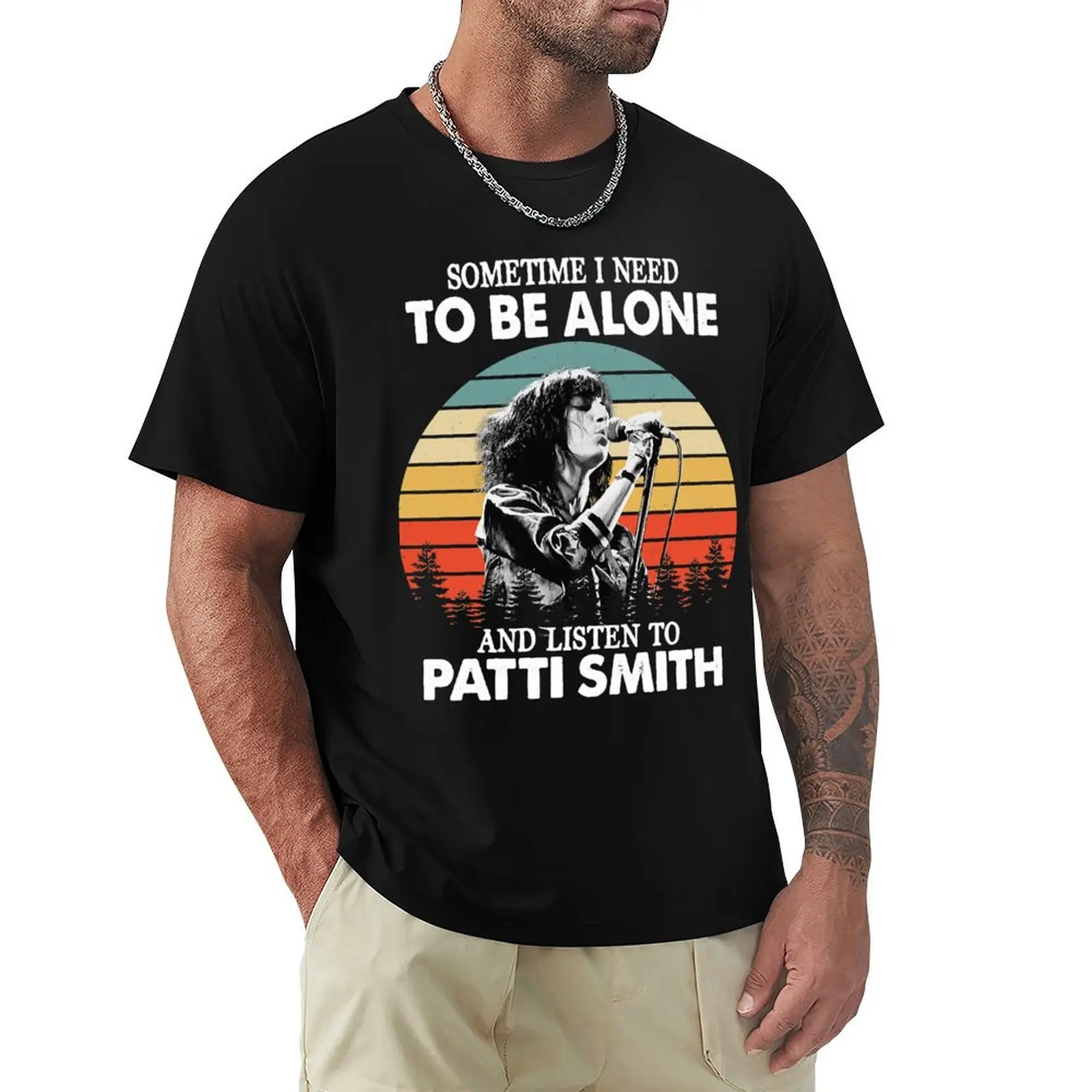 

Great Men Women Sometime Patti Smith Vintage Retro T-Shirt customizeds T-shirts man vintage men t shirts