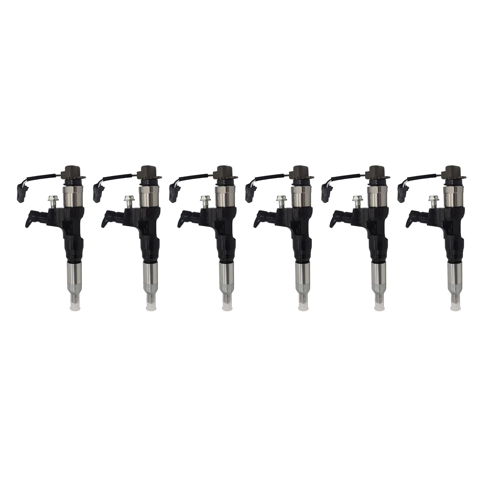 6PCS Fuel Injector 095000-6354 For KOBELCO SK200-8 SK250-8 SK250LC-8 Excavator