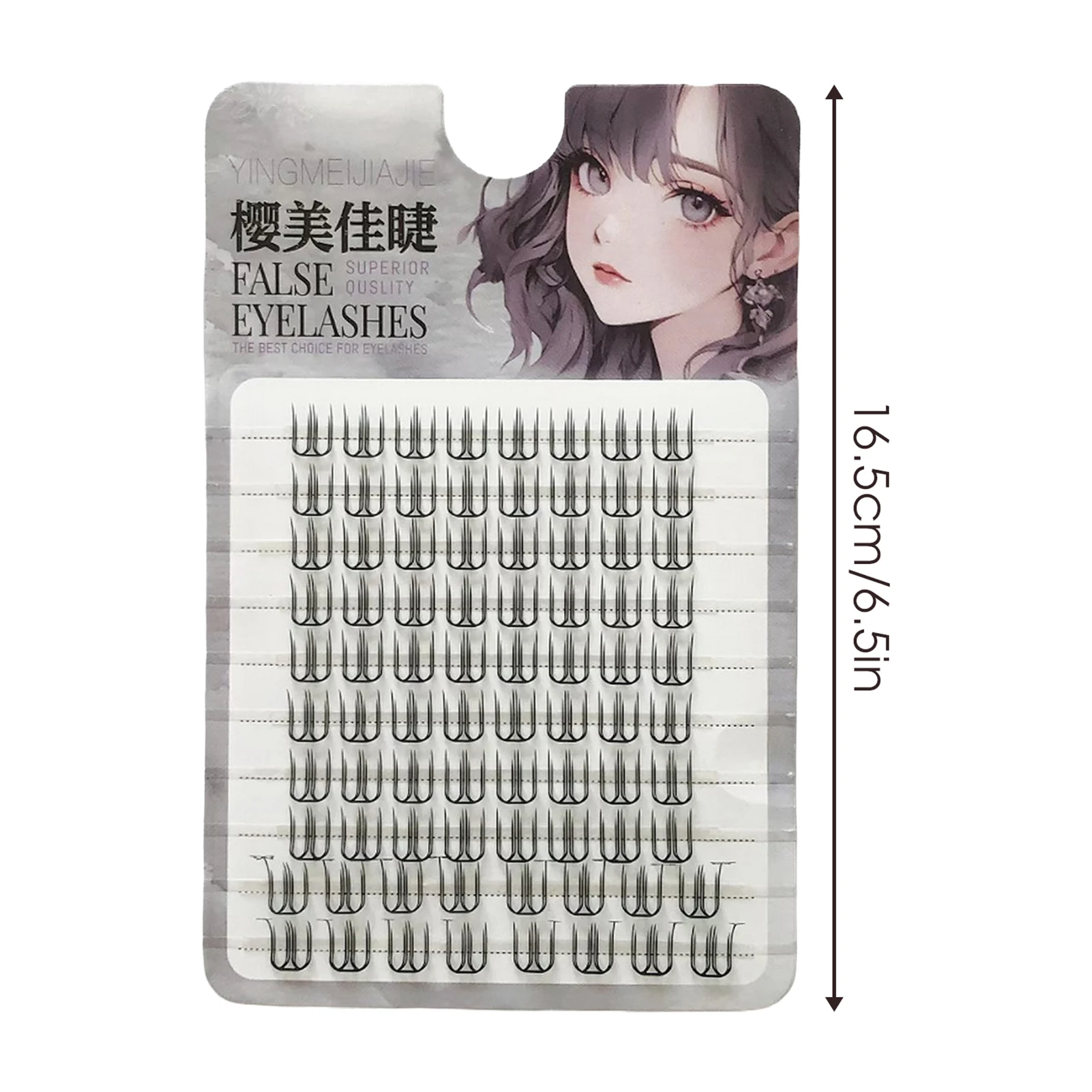 DIY wimperextensions Koreaanse stijl U-vorm valse wimpers Individuele clusterwimpers natuurlijk Zachte dagelijkse nepwimper Make-up