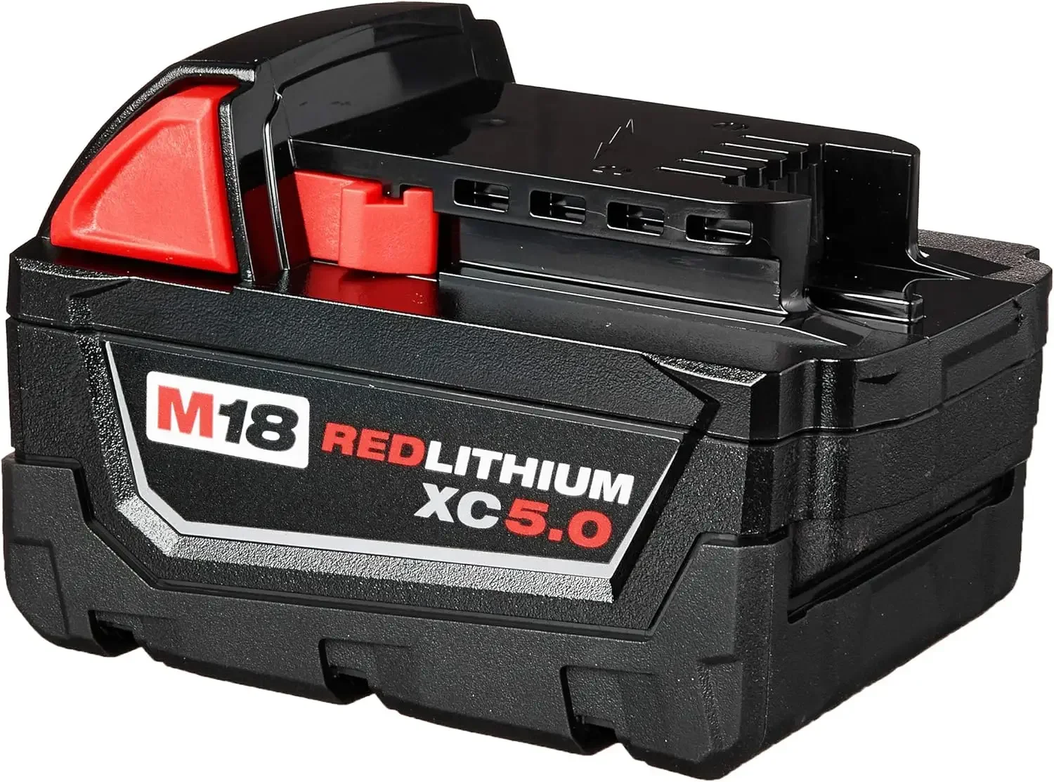 Milwaukee 48-11-1850 M18 Confezione di pipistrelli al litio rosso 5,0 Ah