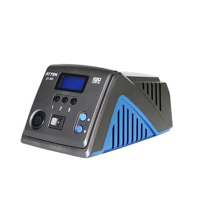 ATTEN 80W ST-80 Digital Soldering Station Electric Soldering Iron Plug-in Heater Welding Station Repair Tools