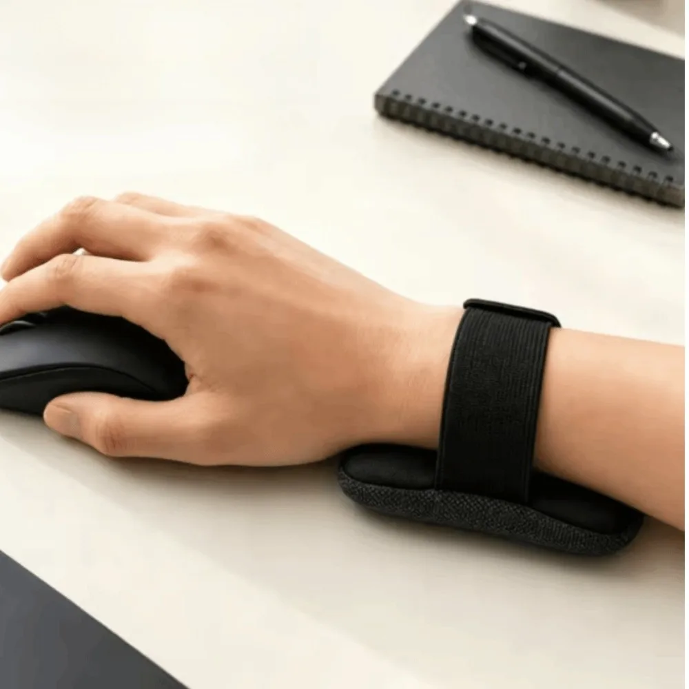 Wrist Protect Ergonomic Wrist Rest Cloth Comfort Touch Wrist Pad Thick Anti Slip Wrist Support Office Work