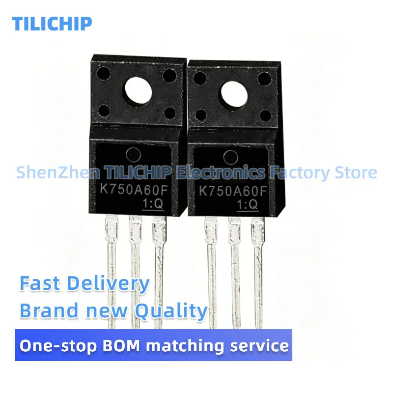 5PCS-10PCS Brand new TK750A60F K750A60F TO-220F 10A 600V
