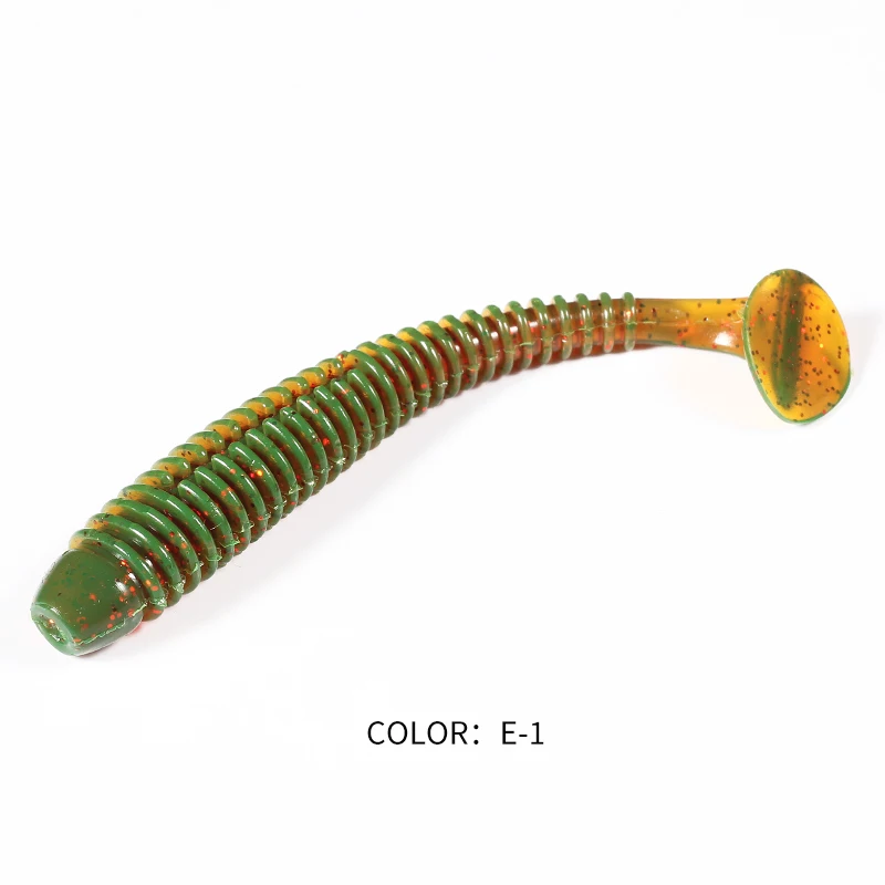 Supercontinent Impact Ring Shad Angelköder Weiche 63 mm 80 mm 97 mm Kunststoffköder Swimbait Jigging-Köder Künstliche Köder