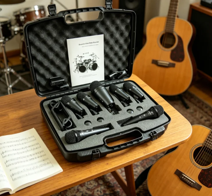 kit-de-microphones-de-batterie-filaires-professionnels-7-pieces-ensemble-de-micros-a-pince-pour-enregistrement-en-studio-et-en-direct