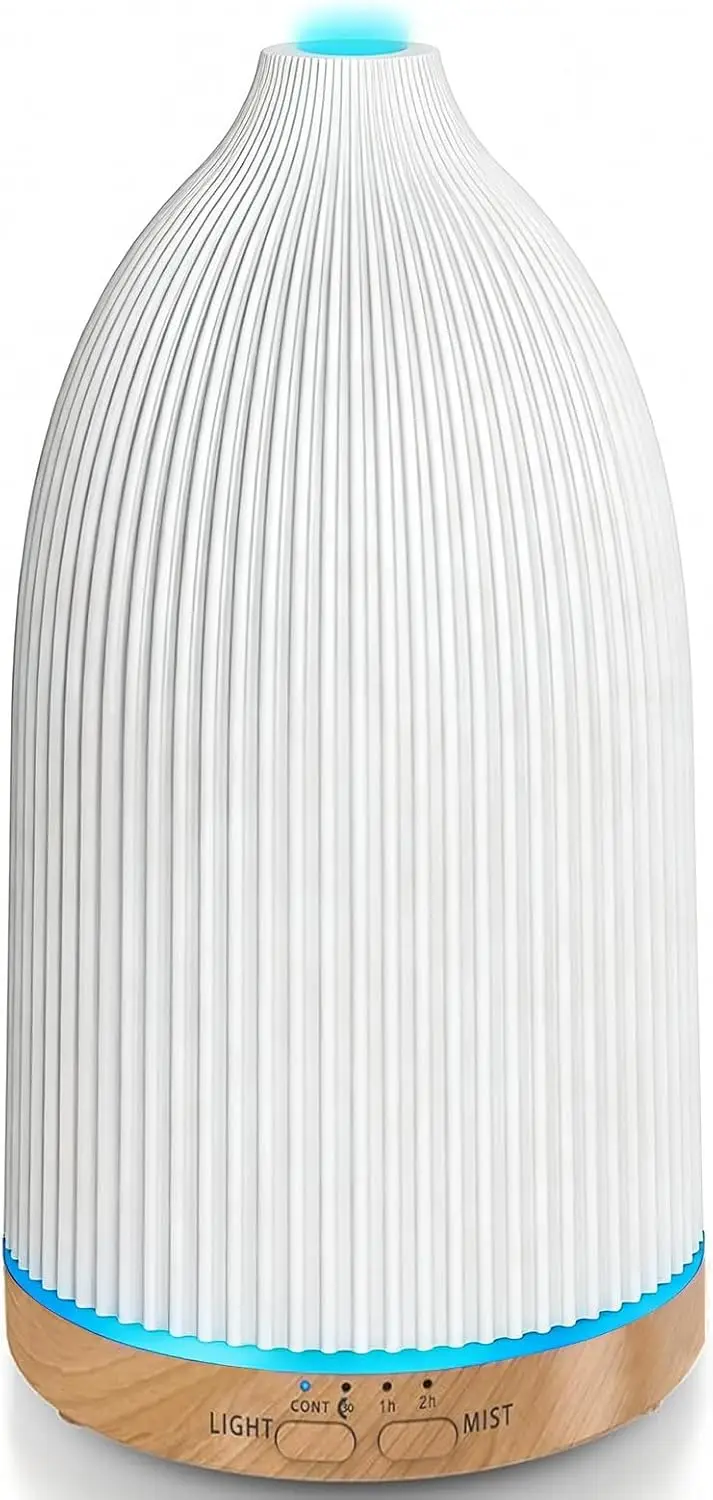 2026 New Upgrade 100ML Essential Oil Diffusers For Home With 7 LED Color Changing Lights, Timer & Auto-Off Ultrasonic Ar