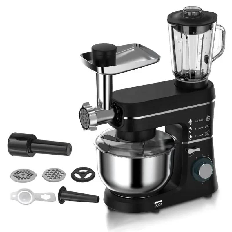 1400W 10L 5 in 1 Meat Mincer Grinder Blender Kitchen Machine Stand Mixer Stand