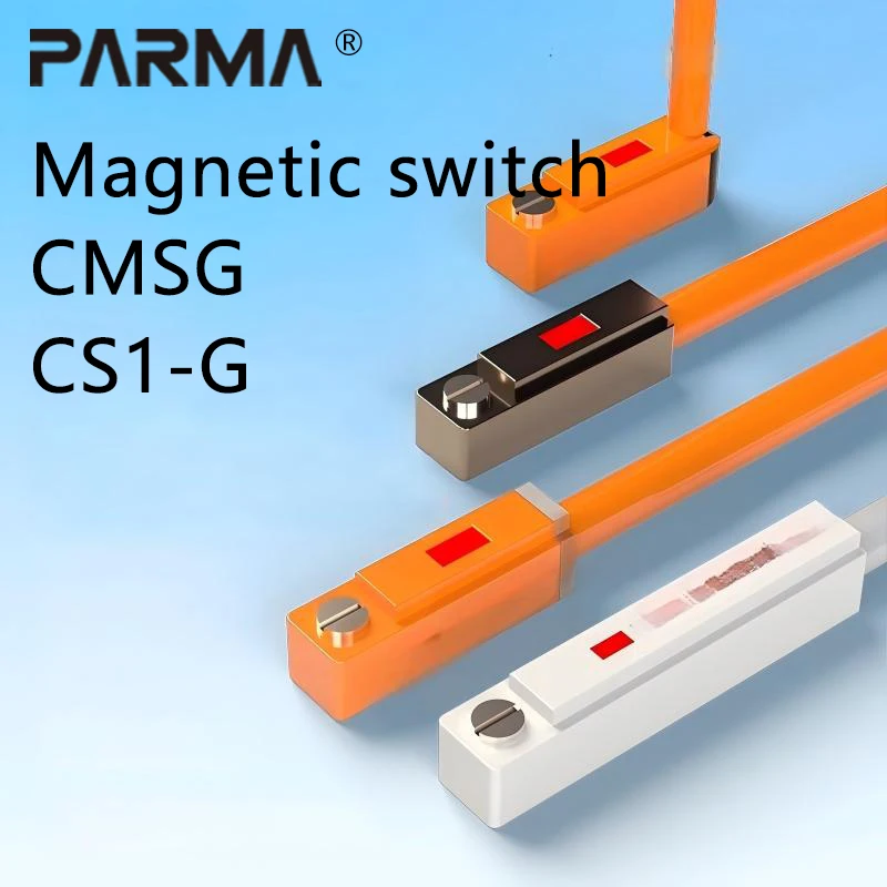 CS1-G-DZ-G-CMSG-DMSG Magnetic induction switch sensor for cylinders, two-wire normally open, three-wire NPN