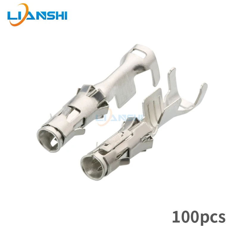 100pcs DJ223-2.5B terminal 929975-1/929974-1 Plug-in cable Copper terminal spring BMW power amplifier
