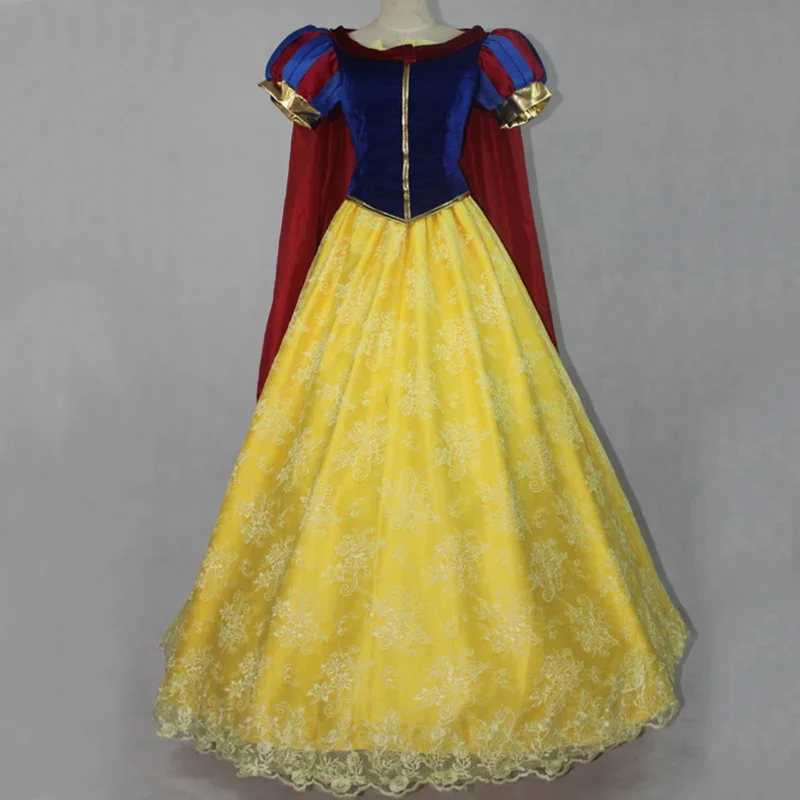 

Top Quality Snow Princess Cosplay Costume Dress For Halloween Party Adult Women Girl Custom Made