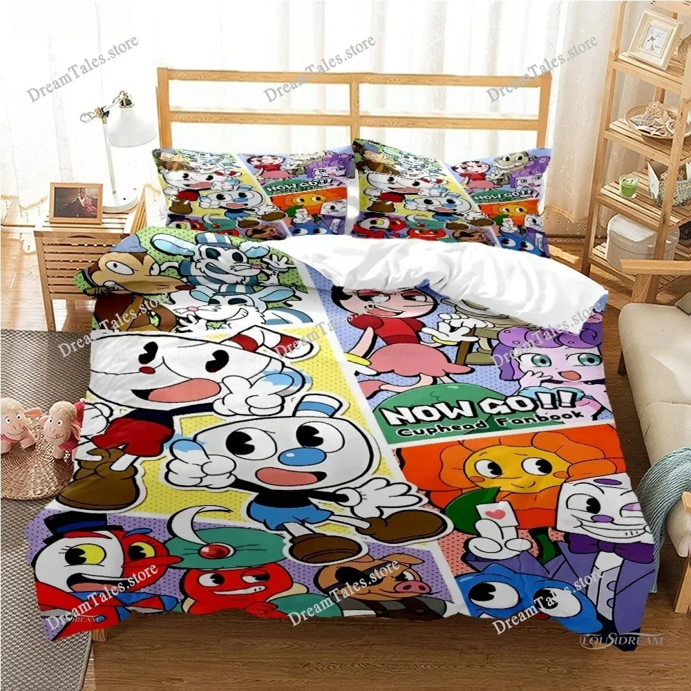 

Cute Bubu Duvet Case Pillowcase Bedding Set, Comfortable Breathable Sheet, Single, King, Queen, Luxury Birthday Gift