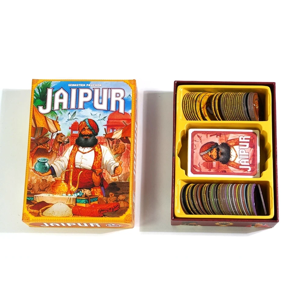 Jaipur Board Game for Adults and Kids, Strategy Game, Fun, Tactical Card, Subtle Trading, New Edition