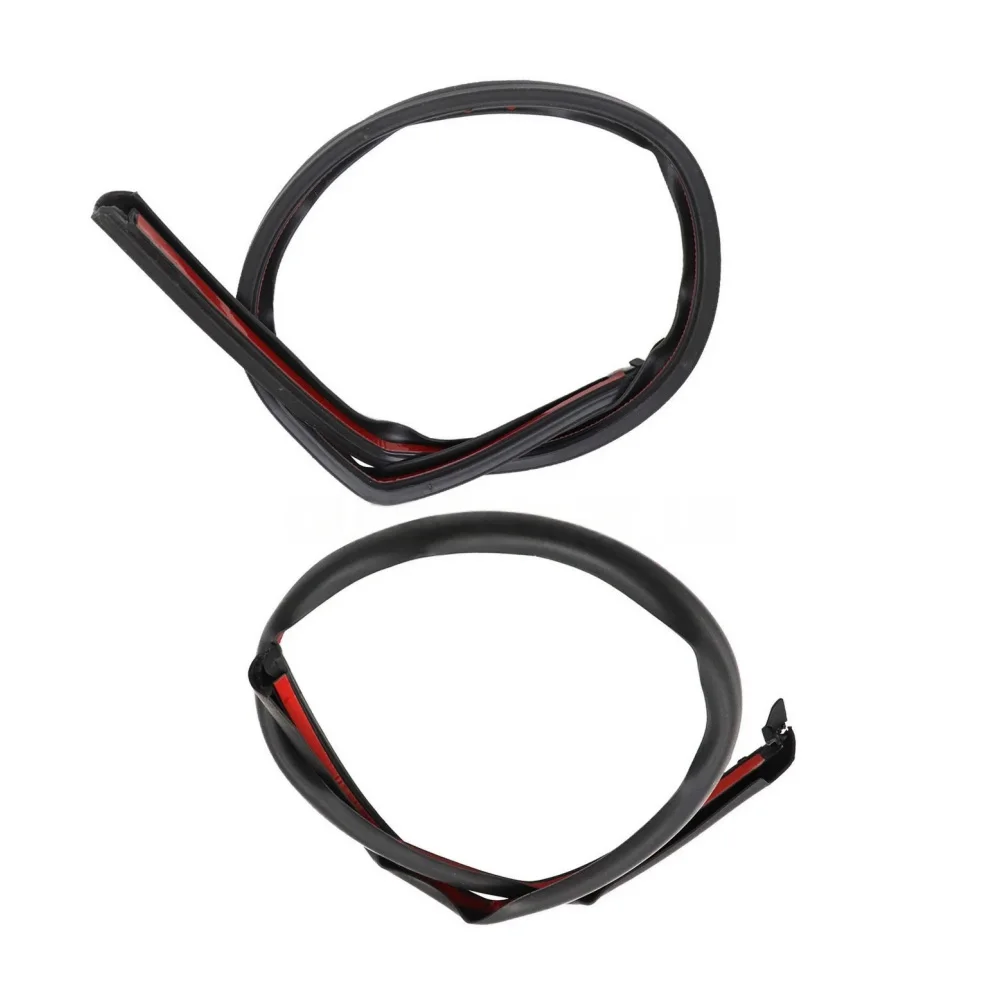 Seal Pintu Pengganti Belakang Depan Sepasang untuk BMW Untuk X5 2014 2018 Bahan ABS Nomor OEM 51767318510 51767318509