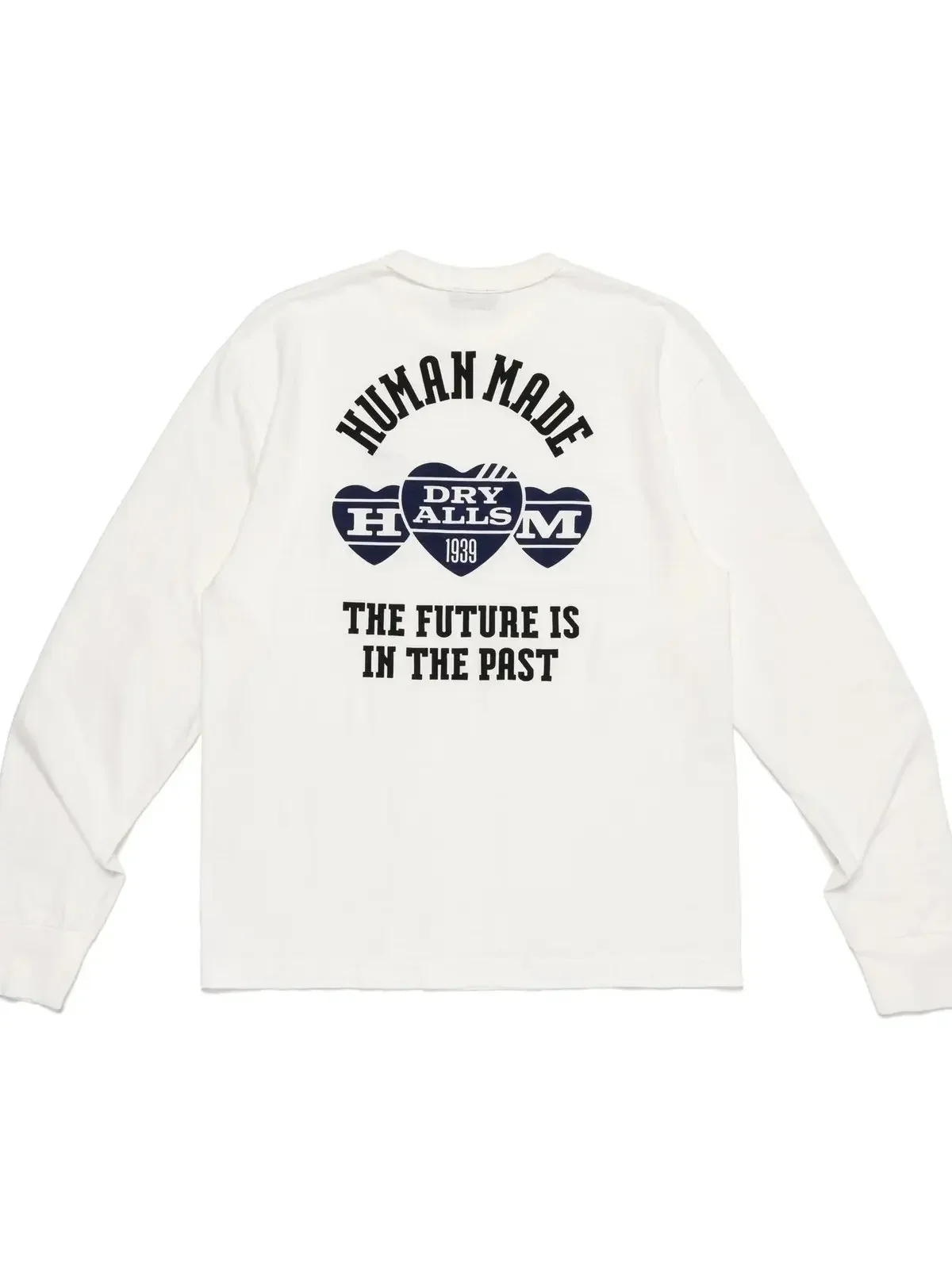 HUMAN MADE Heart Logo Patch Long Sleeve T Shirt FW26 Unisex Boxy Cotton Streetwear