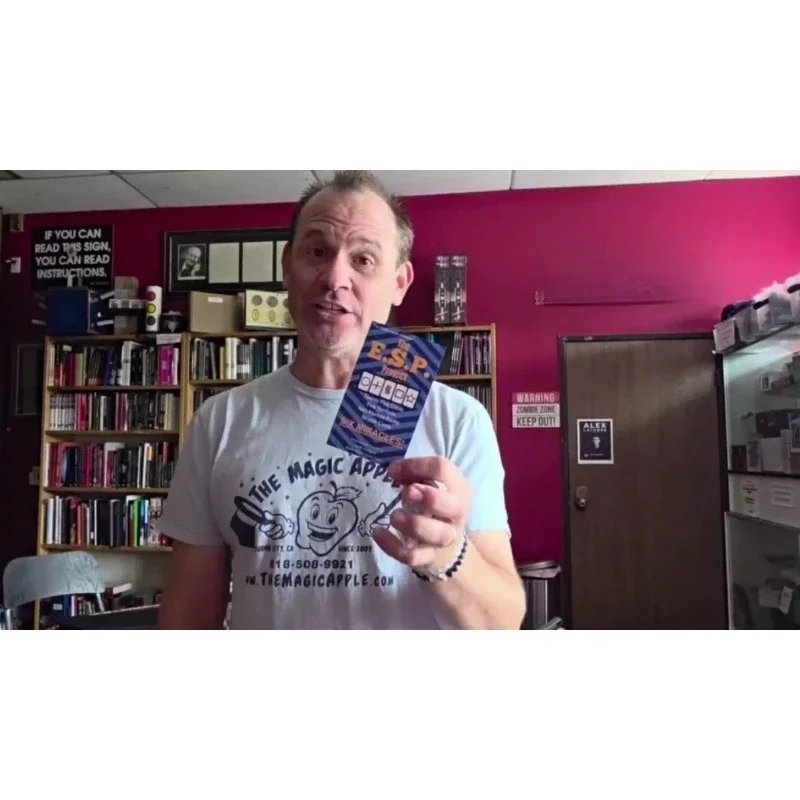 The ESP Project by Nader Hanna and Brent Geris Mentalism Magic Tricks Prediction Mind Reading ESP Symbols Close Up Magician Prop