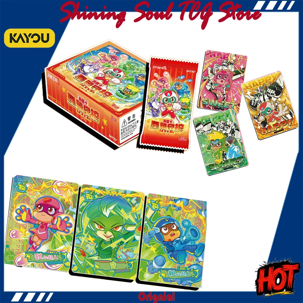 

Оригинальные коллекционные карточки KAYOU Happy Superhero Alliance - Interstellar Guardian Collector's Edition - Stardust Pack Vol.1 (Аниме-коллекция)