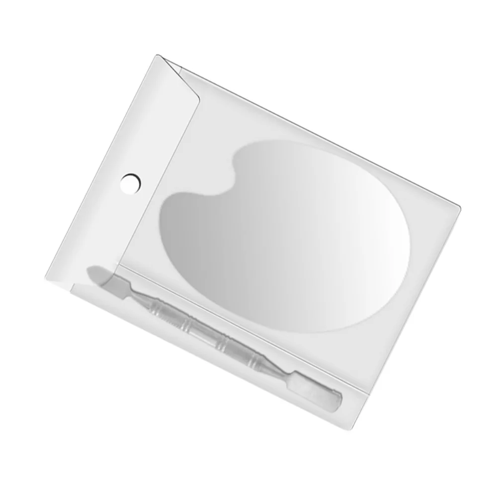 Paleta de maquillaje para decoración de uñas, herramienta de bricolaje con forma de arco para base, lápiz labial, mezcla, Kit de belleza profesional, 1 Juego