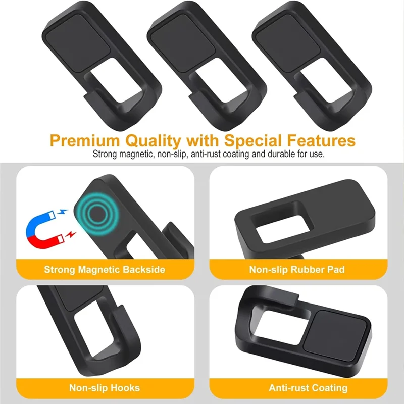 DHDL Magnetic Grill Hooks,Magnet Hooks For Grills,Rust Proof & Heavy Duty Outdoor Magnetic Hooks,Grills Magnetic Hooks 3 Pack
