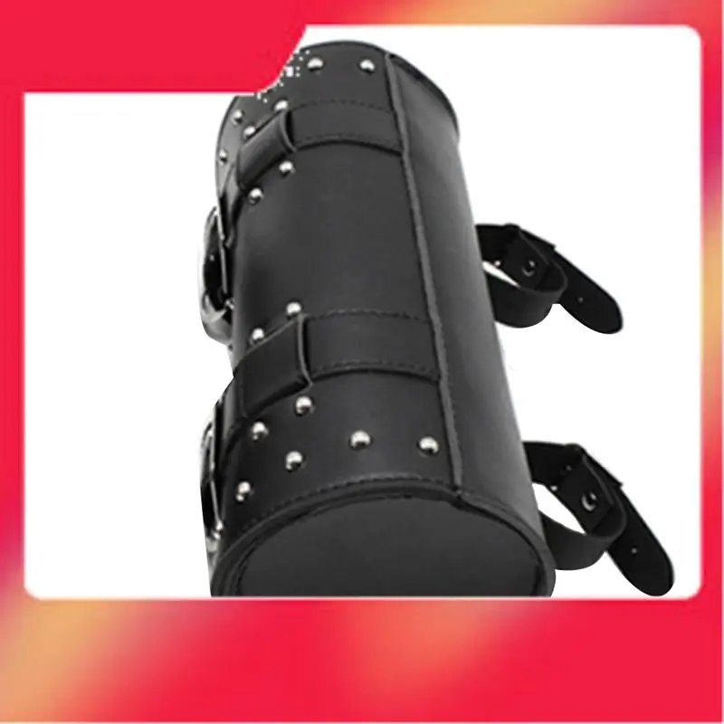 

Universal Motorcycle PU Leather Tool Bag Front Fork Handlebar Saddlebag Roll Barrel Racing Tail Barrel Storage-M54K