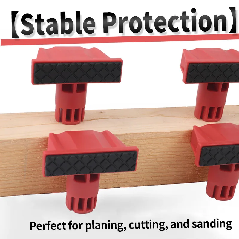 

4 шт., деревообрабатывающий скамейка для собак для позиционирования, верстак, колышек, тормозные собаки, перегородка, стопор, инструменты для ограничительного блока стола для мастерской