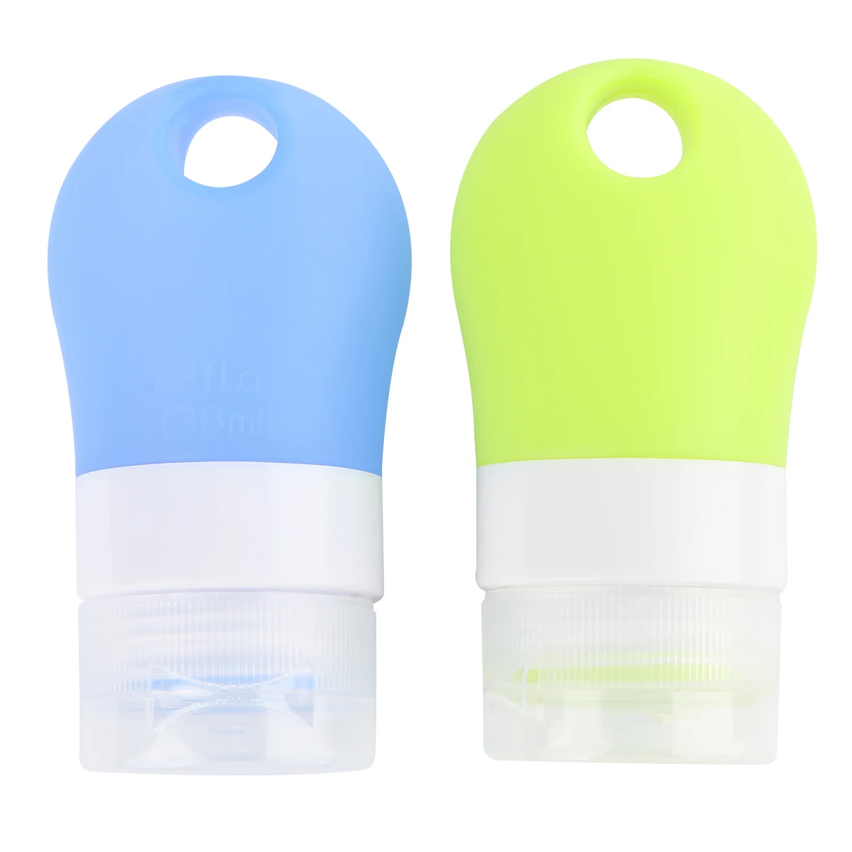 

3pcs Silicone Travel Bottles Refillable Reusable Leakproof Portable Makeup Dispenser Empty Containers For Outdoor