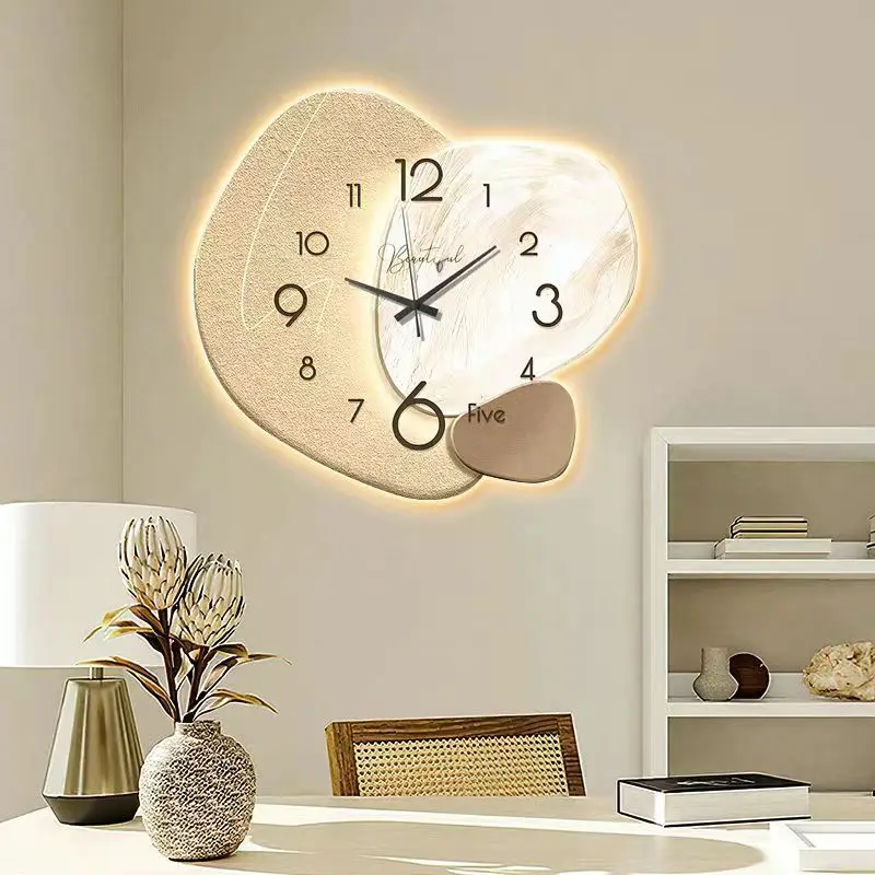 LED Wall Clock Fashion Simple Modern Decorative Living Room Wall Clock Luxury Wall Clock Restaurant Home