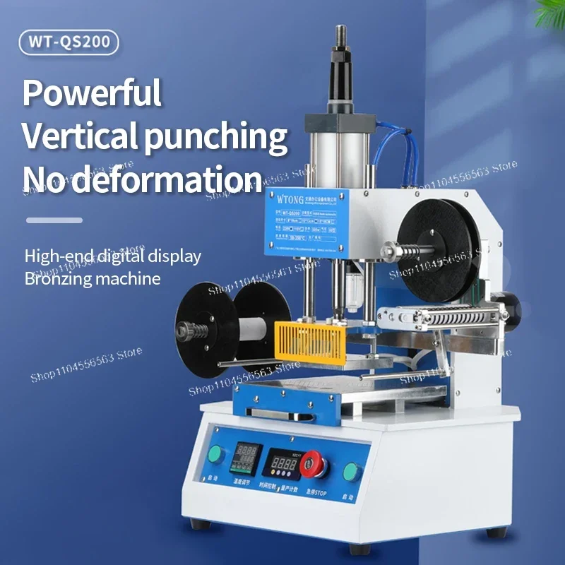 Pneumatic Cutting Embossing Machine with Support Transfer, Sublimation for Hot Stamping Foil Gilded Paper, 500W, 220 V, 110V