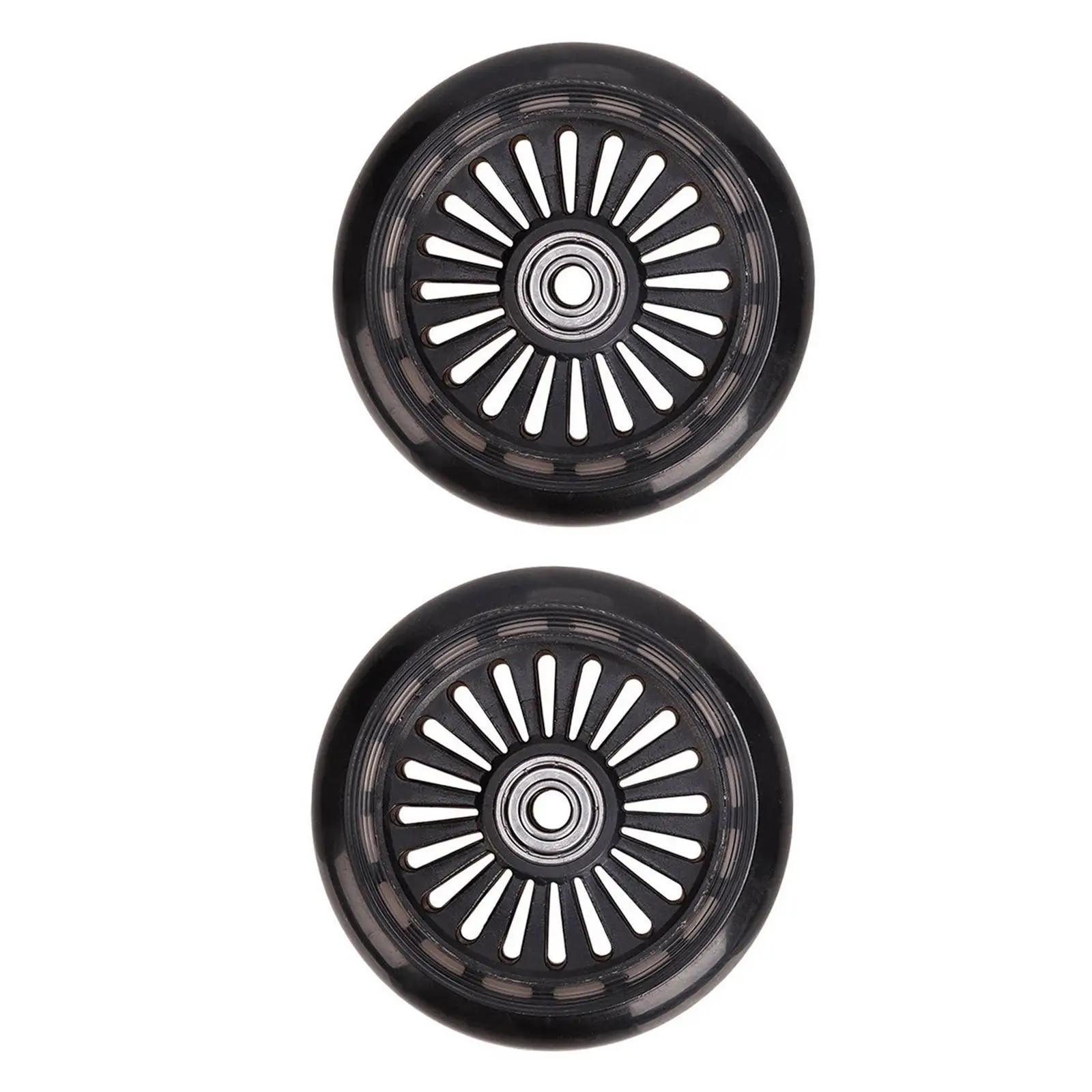 2x Baby Stroller Front Wheels Professional Easy to Install Parts Replacement