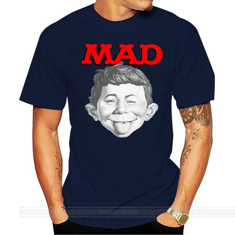 Alfred E Neuman Mad Vintage T-Shirt Premium Cotton Tee Men'S Women'S Sizes Plus Size Clothing Tee Shirt