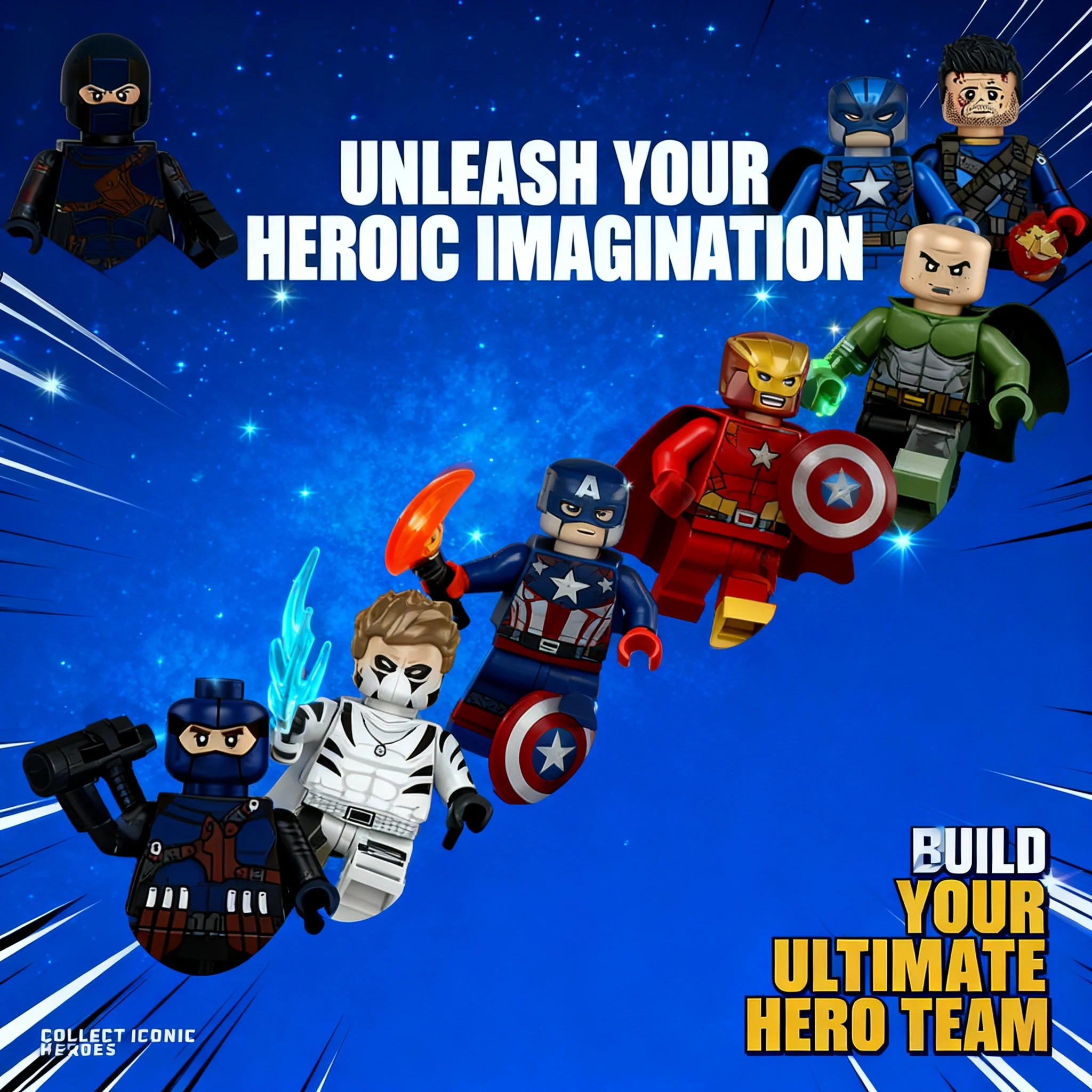

2026 World Legends New Daredevil Punisher Building Blocks Bricks Toys Children Mini Action Figures Gifts