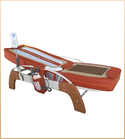 Lit de Massage automatique de thérapie pliante professionnelle, Portable, maître de Jade, pierre électrique thermique, lit de Massage multifonctionnel
