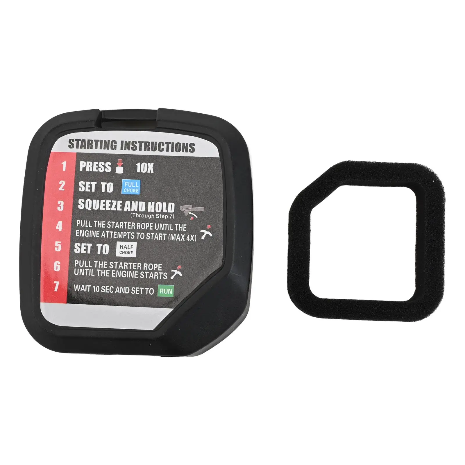 Functional Air Filter Cover with Essential Replacement Element for Homelite String Trimmers Model UT33600B & UT33650B