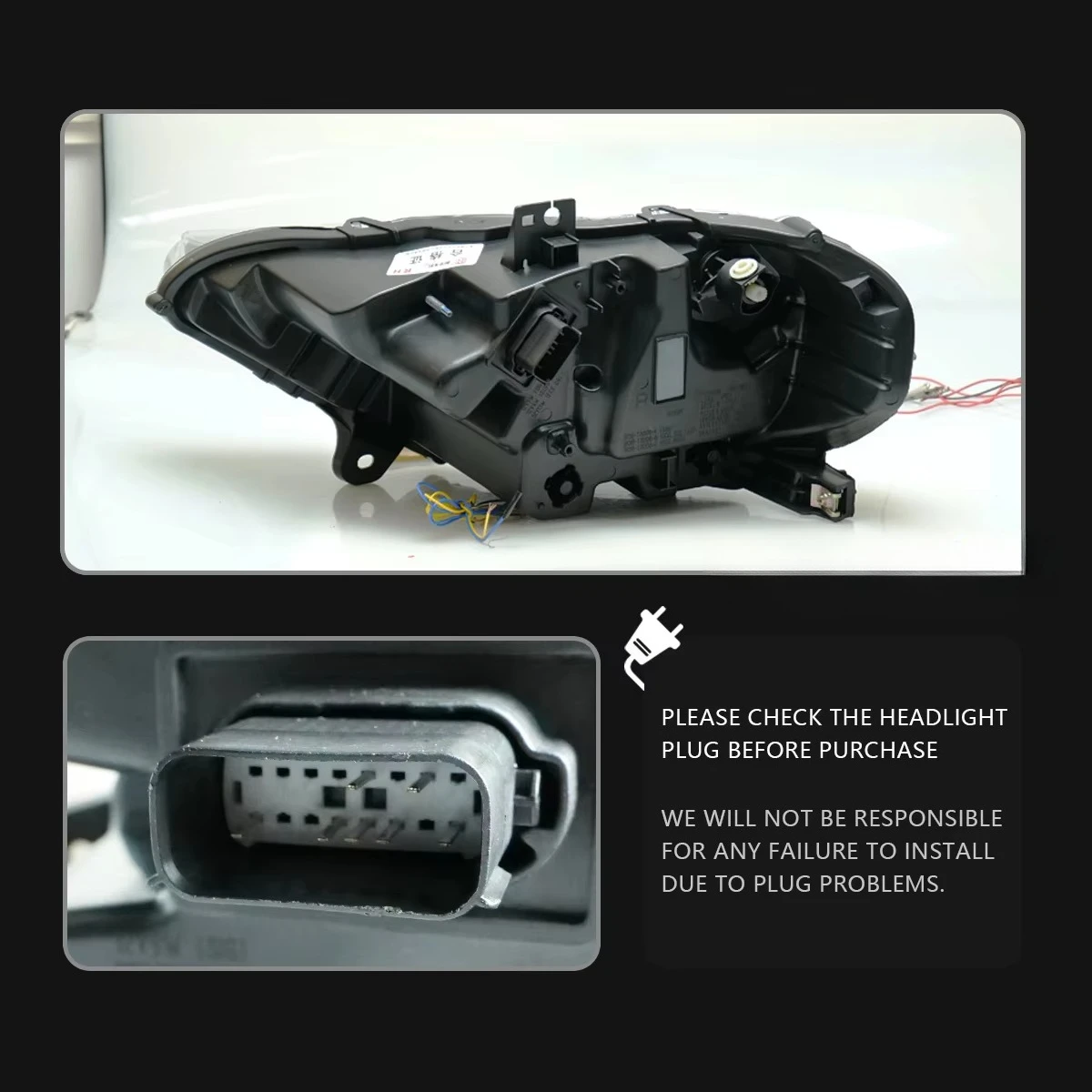 ไฟรถยนต์ TYPY สำหรับ Ford Mustang RGB 2018-2022 ไฟหน้า LED โปรเจคเตอร์ ไฟเดย์ไลท์ อุปกรณ์ตกแต่งรถยนต์