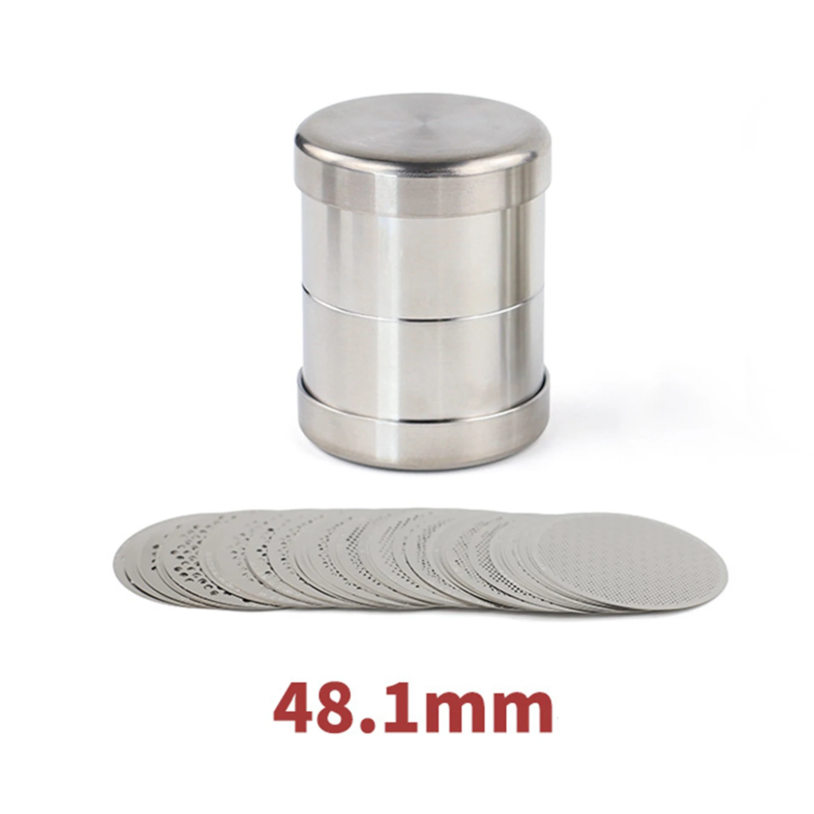 Tamiz de clasificación de diamante, juego de herramientas de fabricación de joyas, placas de 48mm portátiles duraderas, 65x