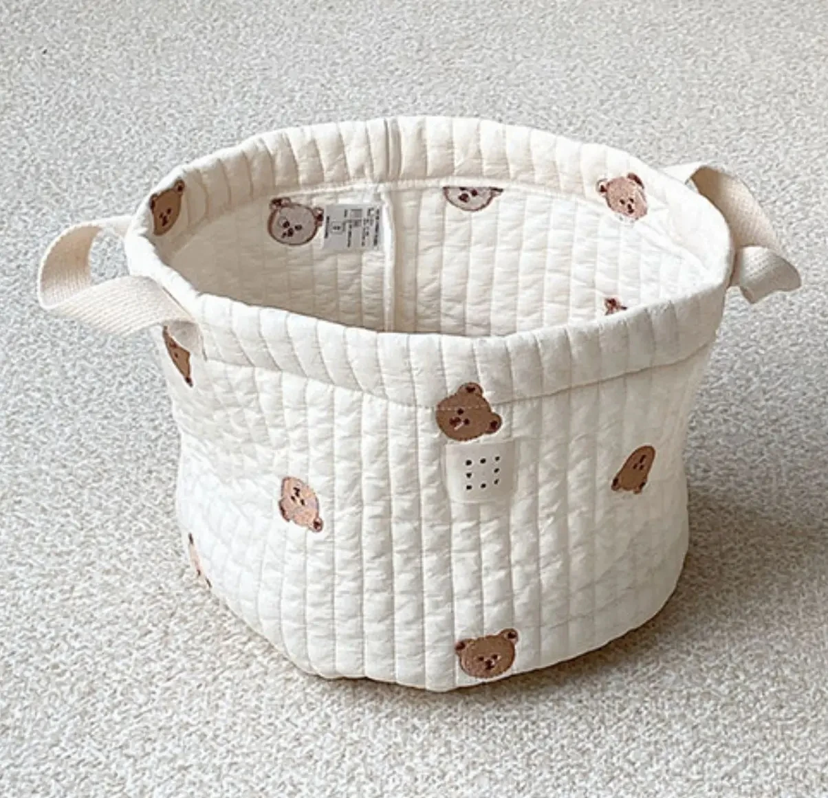 Toy storage bag Baby Bags Bear Embroidery Diaper Bag Caddy Nappy Cart Storage Mummy Maternity Bag for Newborn Diapers Toys