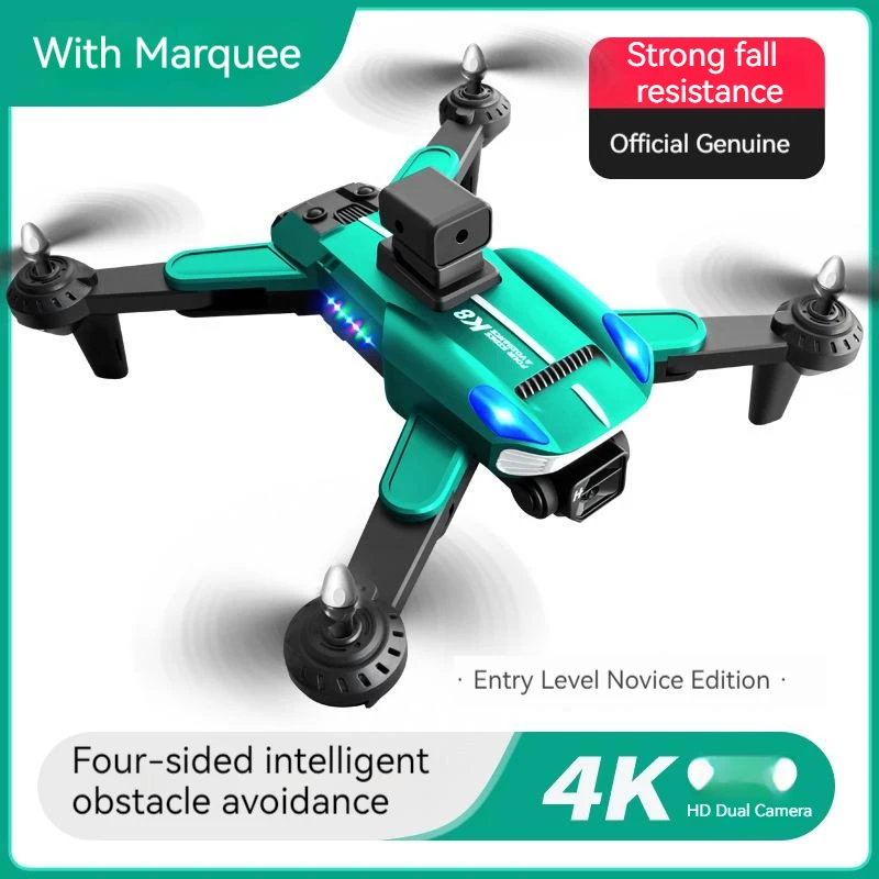 

K8 Uav 4k Hd Aerial Photography Double Shot Four Axis Folding Aircraft Radio-controlled Aircraft Toy With Storage Bag