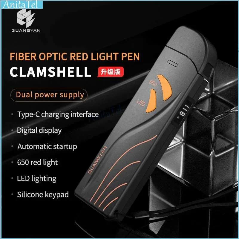 

Rechargeable Red Pen Light Source VFL 5 15 20 30Mw Fiber Optic Visual Fault Locator