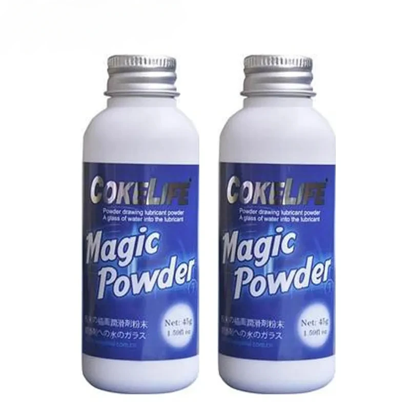 2pcs Cokelife Solid Powder Lubricant Water Base Mixed Using With Hot Water Oil For Vaginal Breast Anal Lubrication 45g