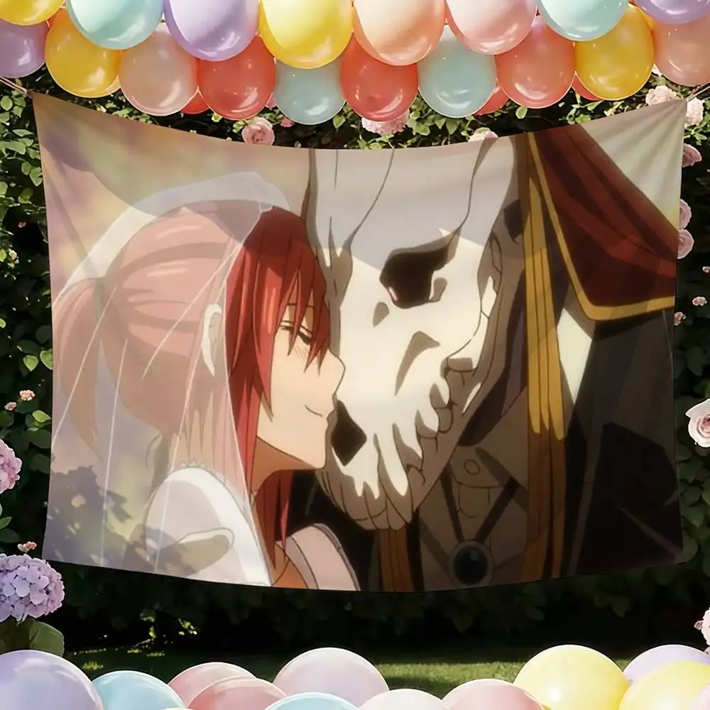 ANIME T-The Ancient Magus B-Bride Flags Wall Hanging Tapestry Outdoor Garage Room Decorative flag Background Blanket