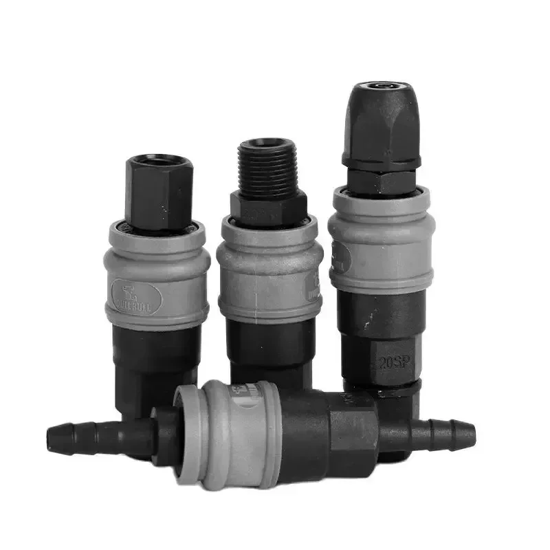 HEBAI Plastic C-Type Quick Connector Pneumatic High Pressure Coupling PP20 SP20 PF20 SF20 PH20 SH20 PM20 SM20 Air PumpCompressor