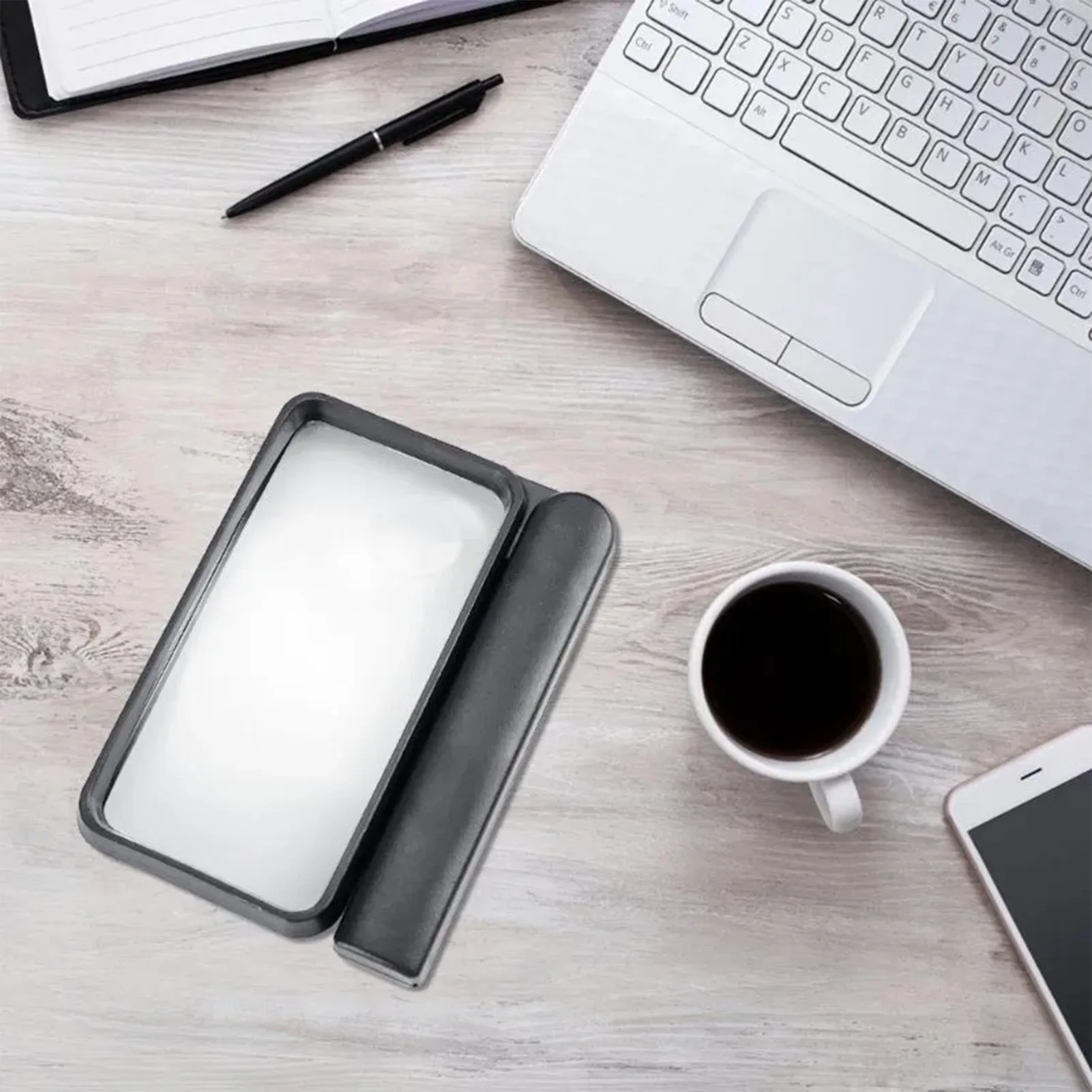 Magnifying Glasses Magnifying Glasses Folding Handle Black Magnifier Reading Present for Women Men