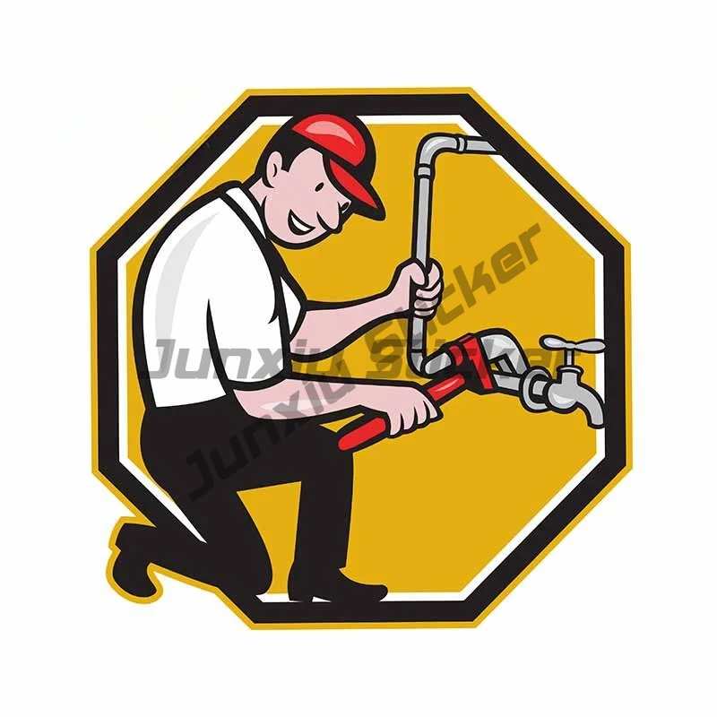 

For Plumber Fine Decal Custom Printing Car Stickers Vinyl Material Motorcycle Occlusion Scratch Decor