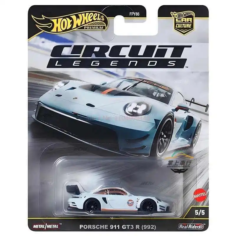 Hot Wheels Car Culture Series Ferrari Porsche Mustang Subaru 2025 K Custodia (MIX 5) Circuit Legends Premium 1:64 Regali per auto pressofusi