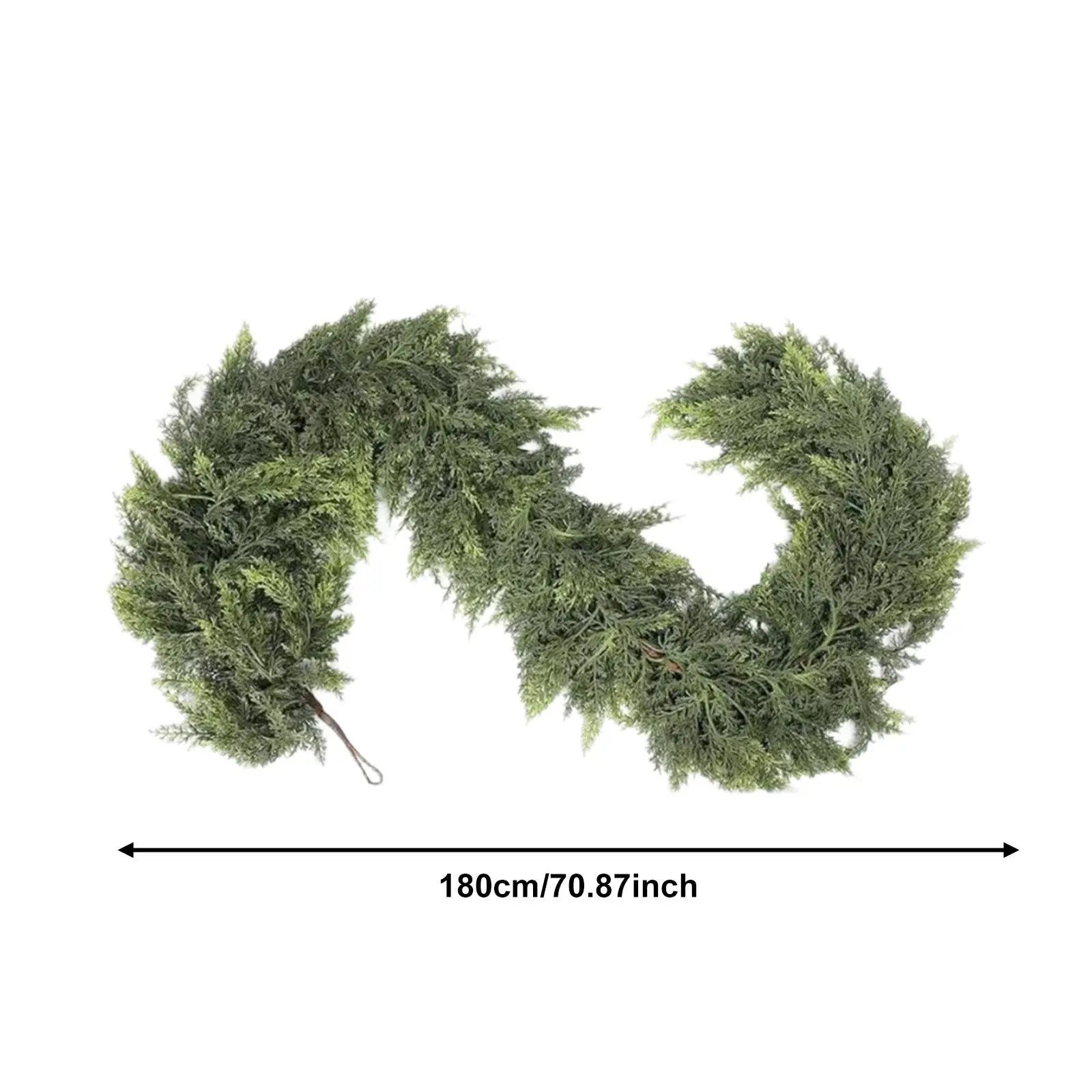 Guirlanda de natal decoração de natal ornamento verde planta artificial para lareira jardim mesa corredor peça central festa casa