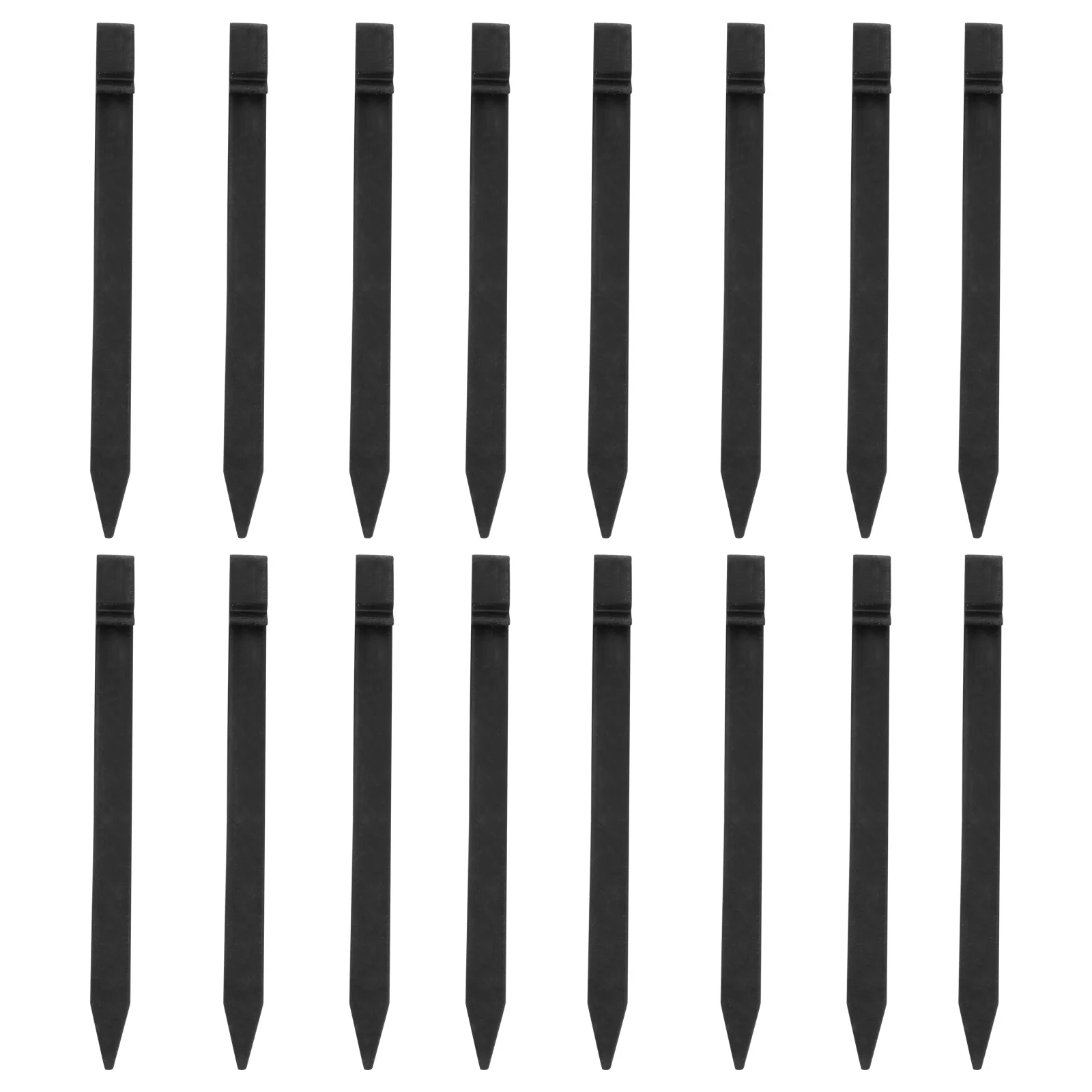

16Pcs Plastic Tent Stakes V-Shaped Ground Nails Easy Insert Lightweight Camping Outdoor Equipment Tent Nails Camping Peg
