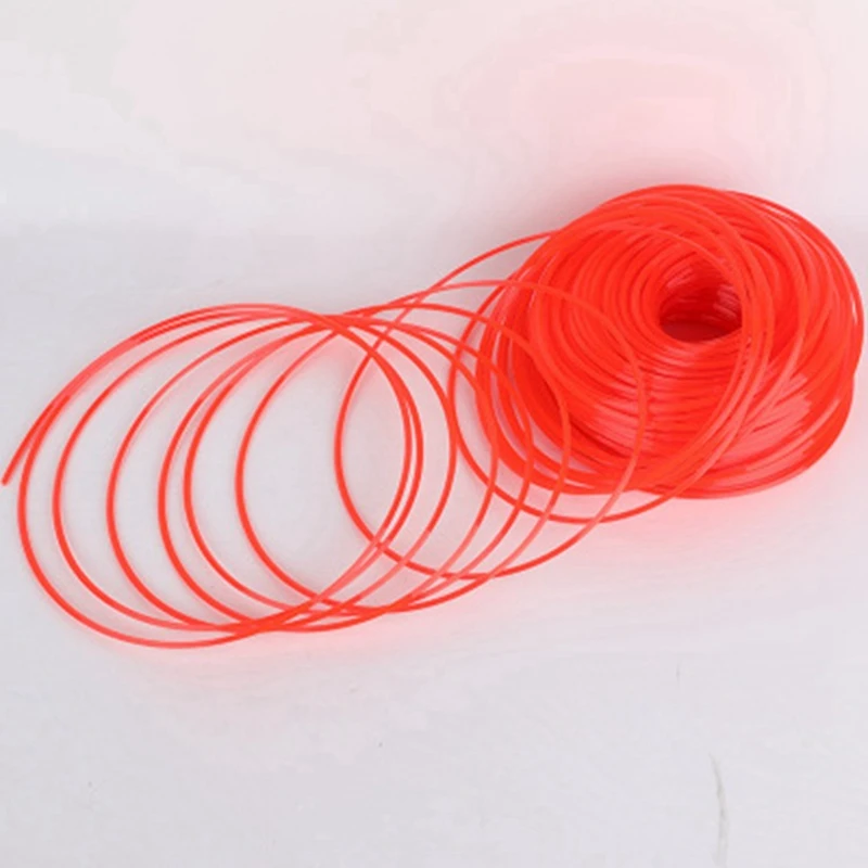 3Mm X70M High Quality Nylon Mowing Line Brush Grass Mowing Rope Tool Accessories Lawn Mower Line