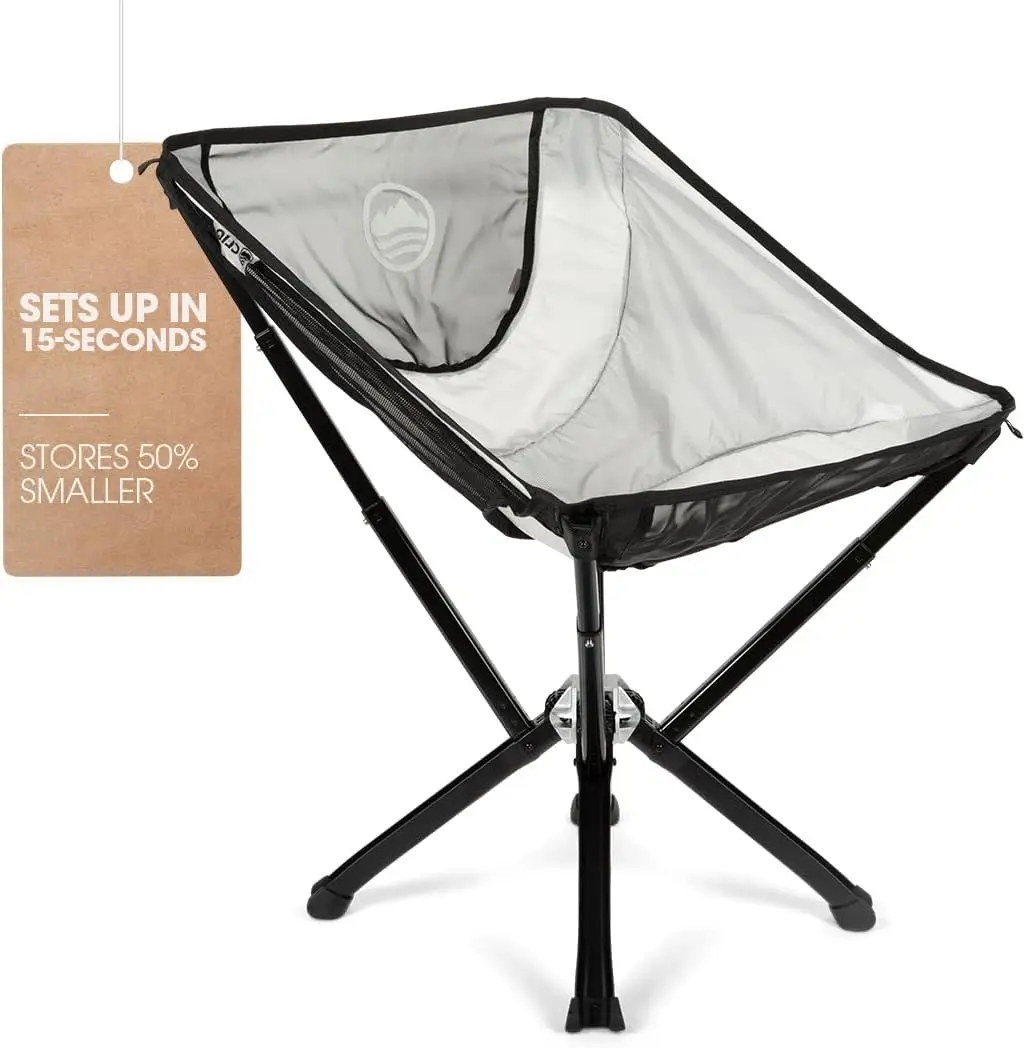 Portable Chair - Lightweight Folding Chair for Camping - Supports 300 Lbs  Perfect for Outdoor Adventures  Mist Chair